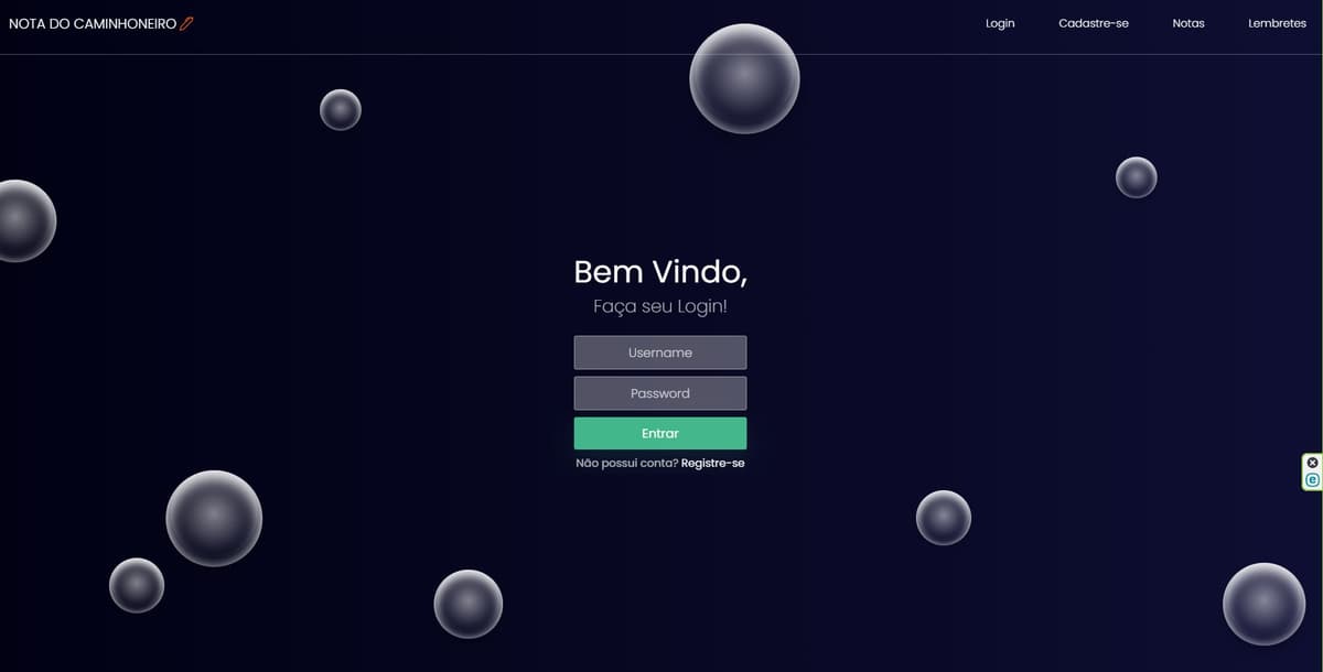 Notas do Caminhoneiro
